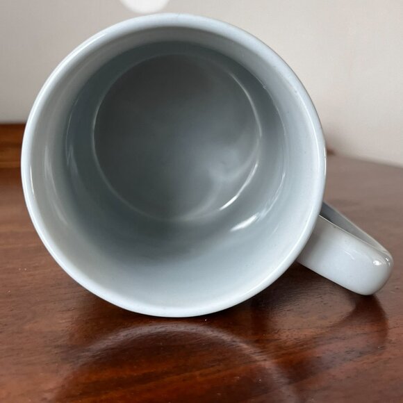 Otagiri Mug Metallic Gold Trees & Flowers in Field Hills Blue Vintage Cup Japan - Picture 6 of 9